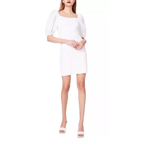 Betsey Johnson Dresses & Skirts - Betsey Johnson Womens Bodycon Dress Puff Sleeves Medium
